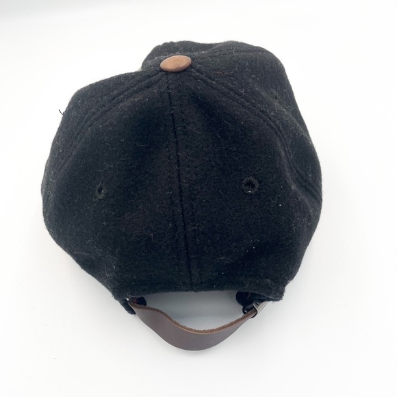 Crowncap Adjustable Ballcap with Leather Visor - Picture 5 of 8